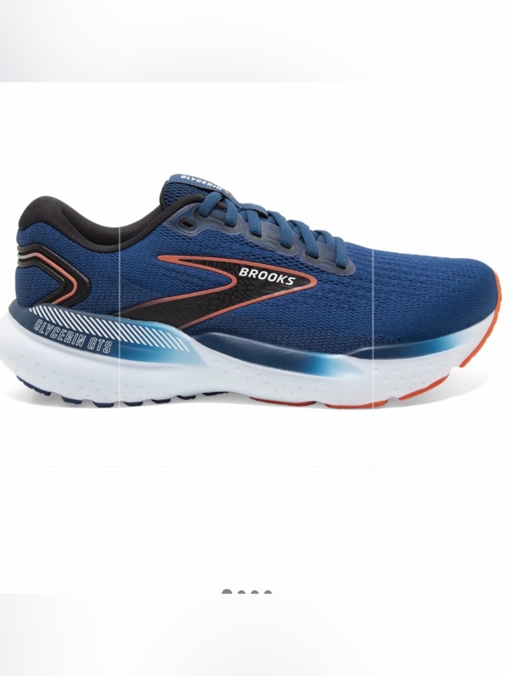 MEN’S BROOKS GLYCERIN 21 SIZE 9.5 BLUE-NITROGEN INJECTED